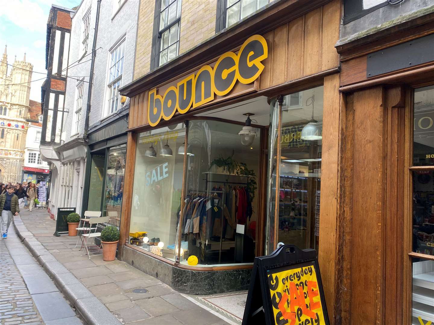 Bounce Vintage in Mercery Lane, Canterbury, will close at the end of April