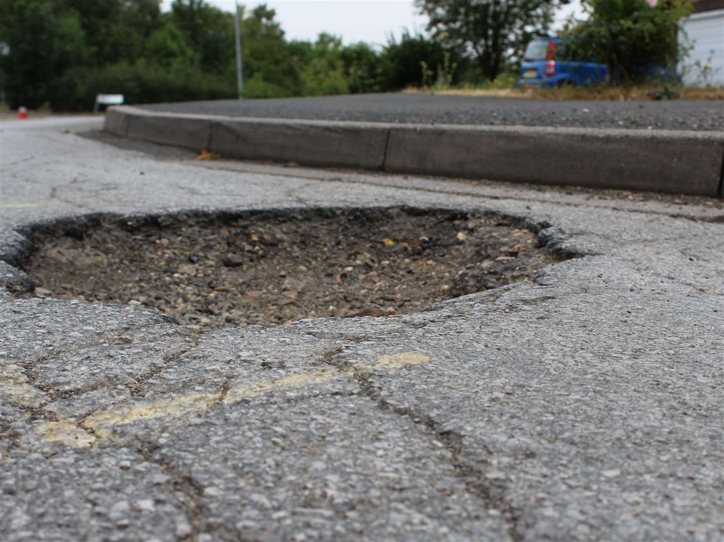 Potholes are a big issue in Kent